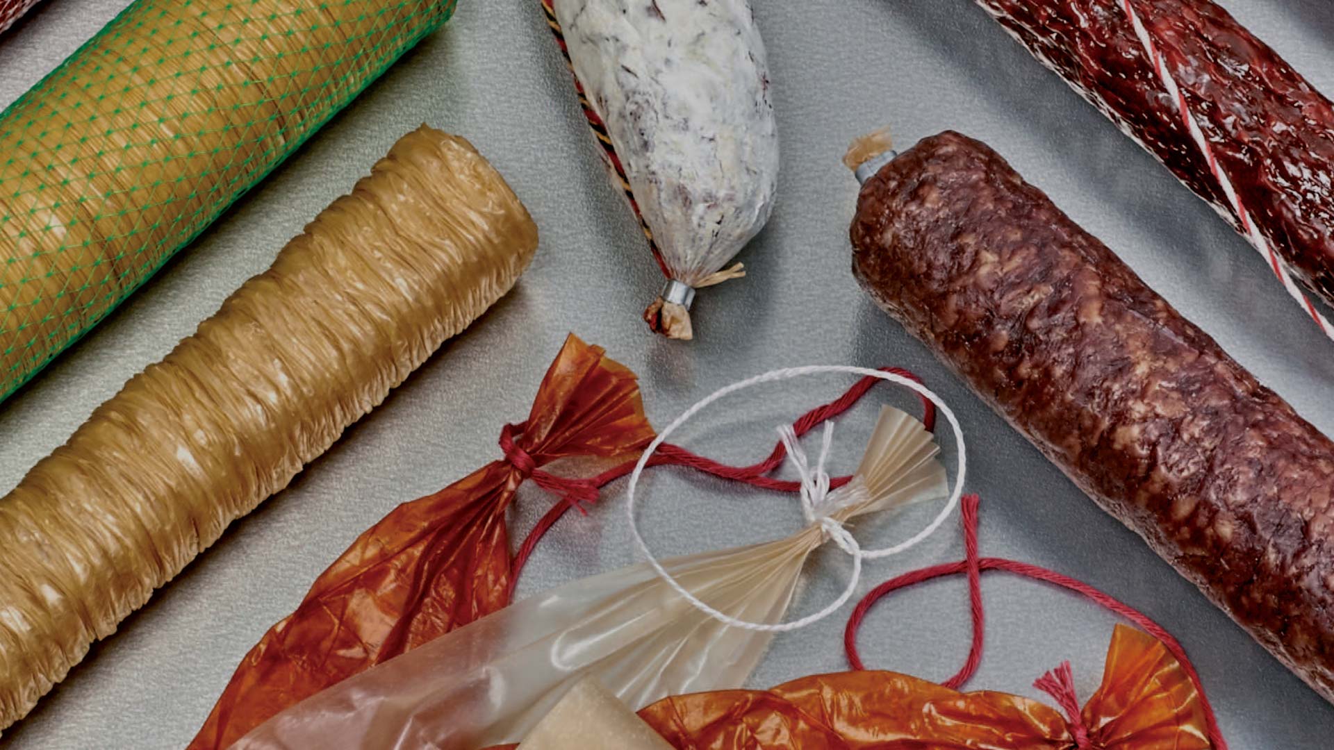 Frigozan, tripas de colágeno não comestível